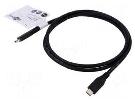 Cable | Thunderbolt 3,Thunderbolt 4,USB 3.2 | 1m | black | 4K | PVC