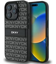 DKNY Texture Pattern Tonal Stripe Back Case for Apple iPhone 16 Pro