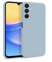 Nugarėlės dėklai Evelatus Samsung Galaxy A15 Premium Soft Touch Silicone Case Grey Blue