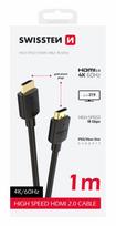 Swissten HDMI to HDMI 4K Cable 1m