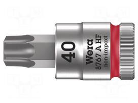 Socket: Torx®-bit | TX40 | 1/4" | 28mm | Chrom-vanadium steel | Zyklop