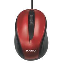 iKAKU KSC-356 3-Button Optical Computer Mouse 1500 DPI USB Red