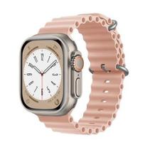 Riff "Ocean" silicone band for Apple iWatch series 38 / 40 / 41 mm Pink sand