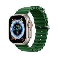 Riff "Ocean" silicone band for Apple iWatch series 38 / 40 / 41 mm Clover green