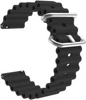 Riff "Ocean" silicone band for Apple iWatch series 38 / 40 / 41 mm Black
