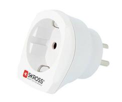 Adapteriai Skross  Travel adapter CA EU to DEN - Europe to Denmark White