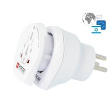 Adapteriai Skross  Travel adapter CO W to ISR White