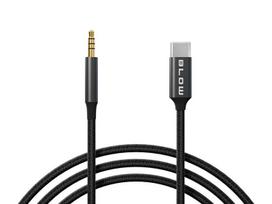 Įrankiai ir matavimo prietaisai // Įrankių, priedų naujienos // 66-168# Przyłącze usb-c - jack 3,5  1,0m plecionka czarne