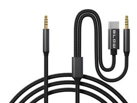 Įrankiai ir matavimo prietaisai // Įrankių, priedų naujienos // 66-167# Przyłącze usb-c - jack 3,5 + jack 3,5  1,2m plecionka
