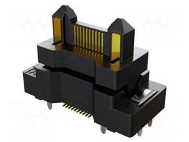 Connector: PCB to PCB | male | PIN: 24(4+20) | FLECTO | vertical | 0.5mm
