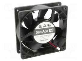 Fan: DC | axial | 24VDC | 120x120x38mm | 200.4m3/h | 46dBA | ball | 3100rpm