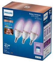 Philips Smart WiZ 40W C37 E14 gudrā LED spuldze  2200-6500K RGB  929002448836 8720169210318