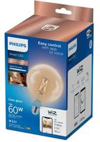 Philips Smart WiZ 60W G125 E27 gudrā LED spuldze 90CRI 2700-6500K caurspīdīga 929003017821 8719514372108