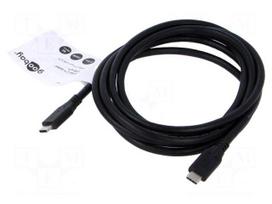 Cable | USB 4.0 | USB C plug,both sides | 2m | black | 4K,8K,HDR | PVC