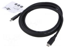 Cable | Thunderbolt 3,Thunderbolt 4,USB 3.2 | 3m | black | 4K | PVC