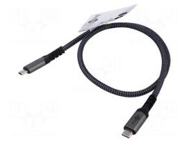 Cable | Thunderbolt 3,Thunderbolt 4,USB 4.0 | 0.5m | black,grey