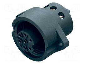 Connector: circular | 250V | 10A | PIN: 7 | socket | female | IP67 | 6+PE