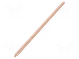 Heatsink: heat pipe | round | natural | L: 200mm | copper | raw | Ø: 6mm