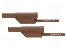 Test lead | 32A | banana plug 4mm,both sides | Urated: 1kV | Len: 1.5m