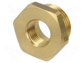 Thread adapter | brass | Int.thread: G 3/8" | Ext.thread: G 3/4"