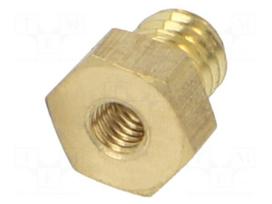 Thread adapter | brass | Int.thread: G3 | Ext.thread: M5
