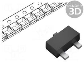 Diode: TVS array | Ubr: 7V | unidirectional | ESD | SOT-9X3-3 | Ch: 2