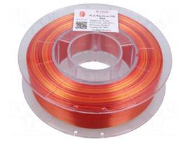 Filament: PLA Rainbow | 1.75mm | silk fire | 185÷225°C | 350g