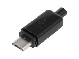 Nešiojamieji ir planšetiniai kompiuteriai // Nešiojamieji kompiuteriai, užrašų knygelės, priedai // 96-765# Wtyk micro usb typ b montowany na kabel