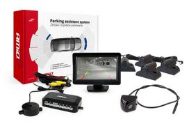 Automobilių ir motociklų prekės, elektronika, navigacija, CB radijas // Parkavimo jutiklių sistemos | Centrinio užrakto sistema | Automobilių signalizacijos // Zestaw czujników parkowania tft01 4,3" z kamerą hd-310 4 sensory czarne truck