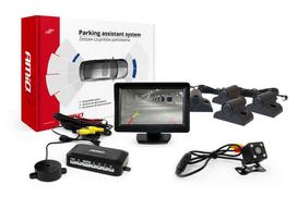 Automobilių ir motociklų prekės, elektronika, navigacija, CB radijas // Parkavimo jutiklių sistemos | Centrinio užrakto sistema | Automobilių signalizacijos // Zestaw czujników parkowania tft01 4,3" z kamerą hd-315-led 4 sensory czarne truck