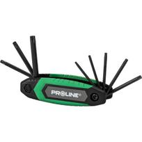 Įrankiai ir matavimo prietaisai // Įrankių, priedų naujienos // Klucze torx t9-t40 ze skuwką kpl. 8 szt  proline