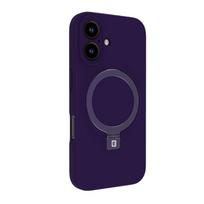 Nugarėlės dėklai Evelatus Apple iPhone 16 Premium Magsafe with Stand Soft Touch Silicone Case Purple