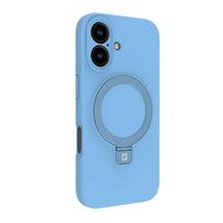Nugarėlės dėklai Evelatus Apple iPhone 16 Premium Magsafe with Stand Soft Touch Silicone Case Blue