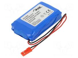 Re-battery: Li-Po | 2200mAh | 7.4V | cables,JST SYP-02T-1 socket
