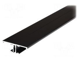 Profiles for LED modules | black | L: 1m | BACK10 | aluminium