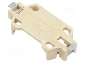 Socket | CR2450 | Batt.no: 1 | horizontal,SMD | bulk