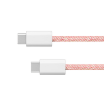 Išmaniųjų telefonų atsarginės dalys // Kabeliai // Kabel USB typu C - USB typu C 60 W 1,5 m różowy Kruger&Matz Basic