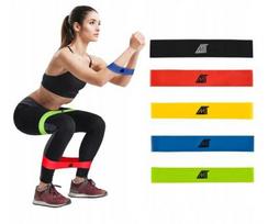 Malatec GC6242 Latex Exercise Resistance Bands (5pcs.) with Carry Bag Rainbow