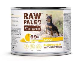 VETEXPERT Raw Paleo Duoprotein Turkey & Cod Adult - wet dog food - 200g