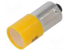 LED lamp | BA9S,T10 | yellow | 110VDC | 110VAC | plastic | -20÷60°C