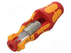Screwdriver handle | insulated,with ratchet | Overall len: 115mm