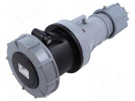 Connector: AC supply 3-phase | plug | female | 63A | 500VAC | IEC 60309