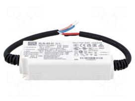 Power supply: switching | LED | 40W | 9÷54VDC | 600mA÷1.4A | 100÷305VAC