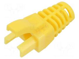 RJ45 plug boot | yellow