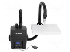 Fume extractor | 160m3/h | 230VAC | 300W | 380x340x475mm | ESD | Ch: 2