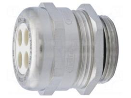 Cable gland | multi-hole | M25 | 1.5 | IP65 | brass | Holes no: 4 | 6mm