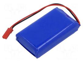 Re-battery: Li-Po | 7.4V | 1800mAh | cables,JST SYP-02T-1 socket