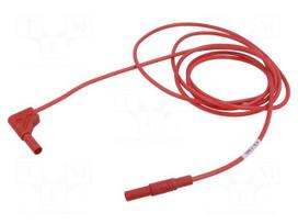Test lead | 16A | banana plug 4mm,angular banana plug 4mm | Len: 2m
