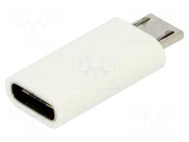 Accessories: adapter | white | USB B micro plug,USB C socket