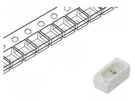Programmable LED | RGB | SMD | 3.5÷5.5VDC | 4x2x1.7mm | 120° | 12mA